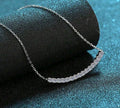 1 Pieza Collar con dije de Sonrisa Plata 925