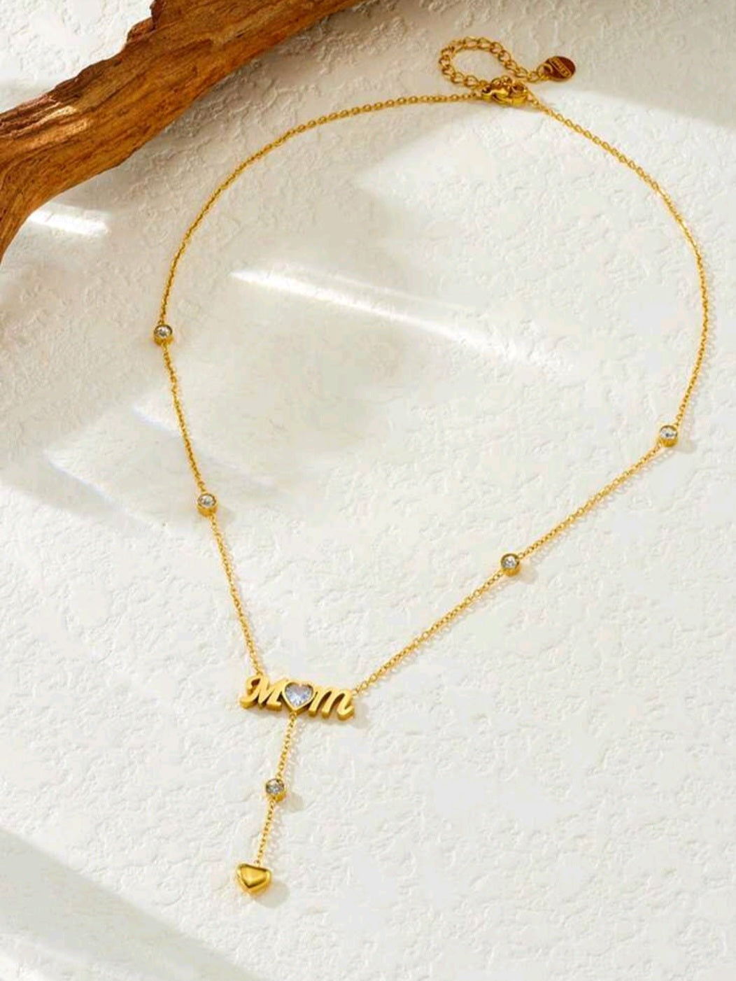 Collar Colgante de Corazón para Mamá