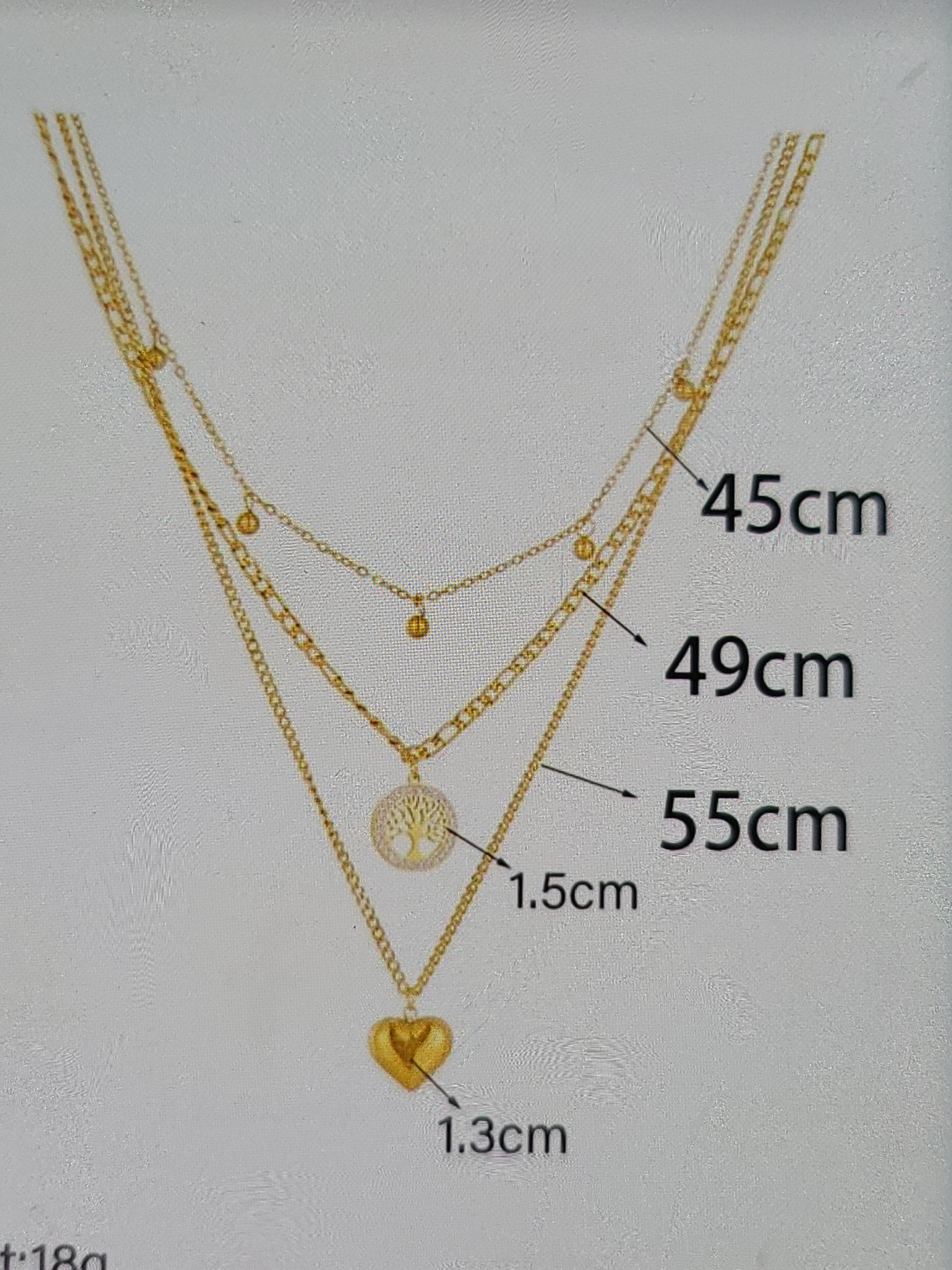 1Set Collares en capas con Pulsera 