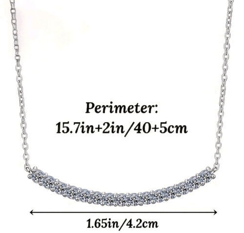 1 Pieza Collar con dije de Sonrisa Plata 925